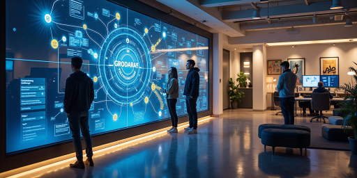 IP孵化项目界面，包含个人品牌设计，内容创作区域，粉丝数据分析图表，商业化策略展示